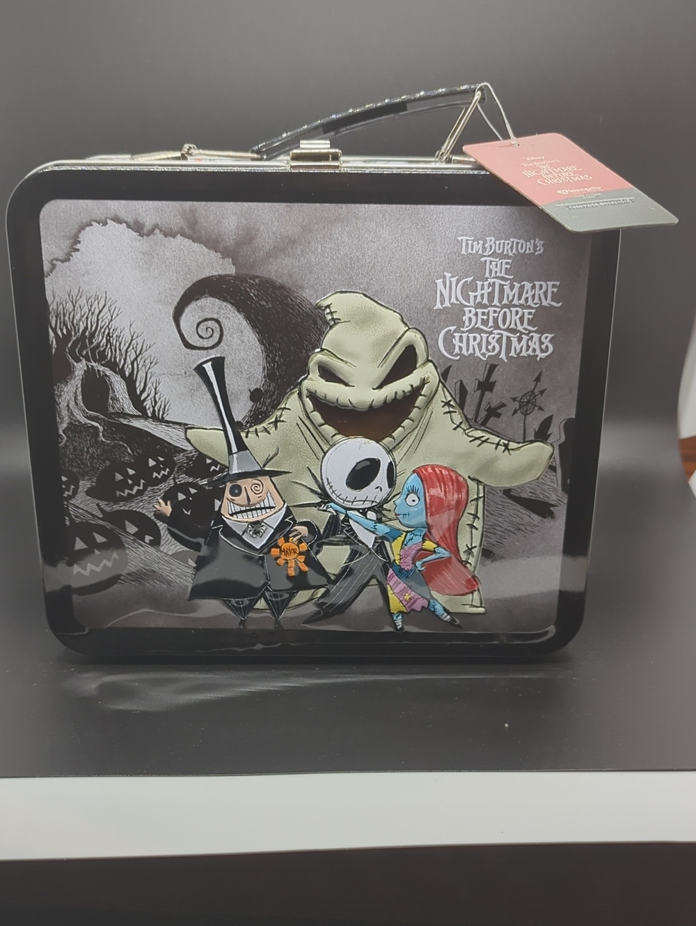 Loungefly Nightmare Before Christmas Metal Lunchbox NWT Disney - Picture 1 of 13